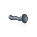 Shots Ouch! Ultra soft silicone G-spot dildo gray 17 cm
