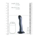 Shots Ouch! Ultra soft silicone G-spot dildo gray 17 cm