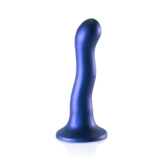 Shots Ouch! Ultra soft silicone G-spot dildo blue 17 cm