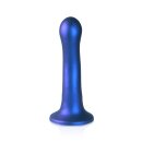 Shots Ouch! Ultra soft silicone G-spot dildo blue 17 cm