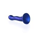 Shots Ouch! Ultra soft silicone G-spot dildo blue 17 cm