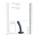 Shots Ouch! Weicher Silikon G-Punkt-Dildo grau 12 cm
