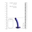 Shots Ouch! Weicher Silikon G-Punkt-Dildo blau 12 cm