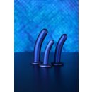 Shots Ouch! Weicher Silikon-G-Punkt-Dildo blau 14,5 cm