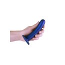 Shots Ouch! Weicher Silikon-G-Punkt-Dildo blau 14,5 cm