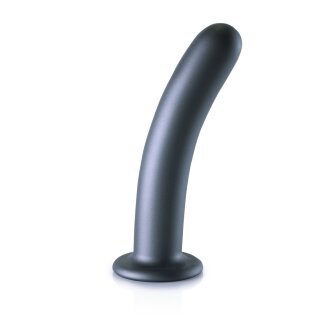 Shots Ouch! Soft silicone G-spot dildo gray 17 cm