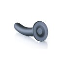 Shots Ouch! Soft silicone G-spot dildo gray 17 cm