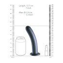 Shots Ouch! Soft silicone G-spot dildo gray 17 cm