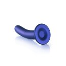 Shots Ouch! Soft silicone G-spot dildo blue 17 cm