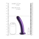 Shots Ouch! Soft silicone G-spot dildo purple 17 cm