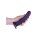 Shots Ouch! Soft silicone G-spot dildo purple 17 cm