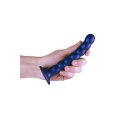 Shots - Ouch! Beaded Silicone G-Spot Dildo - 6,5 / 16,5 cm