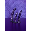 Shots - Ouch! Beaded Silicone G-Spot Dildo - 6,5 / 16,5 cm