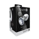 Shots Ouch! Runder Edelstein Anal Plug Silber groß...