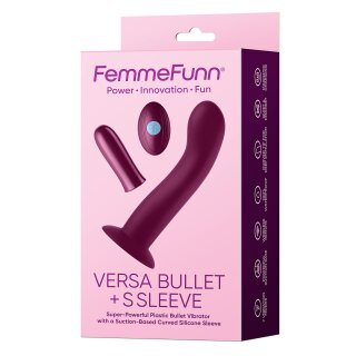 Femmefunn Versa Bullet With S Sleeve Dark Fuchsia