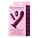 Femmefunn Versa Bullet With S Sleeve Dark Fuchsia