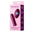 Femmefunn Versa Bullet With Remote Dark Fuchsia