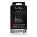 Shots Ouch! Heart Gemstone Anal Plug Black Purple small 2,7 cm