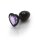Shots Ouch! Heart Gemstone Anal Plug Black Purple small 2,7 cm