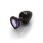 Shots Ouch! Herz Edelstein Anal Plug Schwarz Lila groß 4 cm