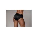 Shots Ouch! Vibrierender Strap-on hochgeschnittener Slip M/L