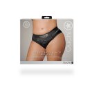 Shots Ouch! Vibrierender Strap-on hochgeschnittener Slip XL/XXL