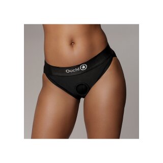 Shots Ouch! Vibrating Strap-on Hipster M/L