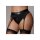 Shots Ouch! Vibrating strap on thong with adjustable garter belt XL/XXL