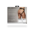 Shots Ouch! Vibrierender Strap-on-Tanga mit Schnallen hinten M/L
