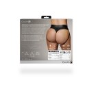 Shots Ouch! Vibrierender Strap-on-Tanga mit Schnallen hinten XL/XXL