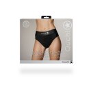 Shots Ouch! Vibrierender Strap-on-Tanga mit Schnallen hinten XS/S
