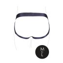 Shots Ouch! Vibrierender offener Strap-on mit Schnallen hinten M/L