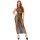 Leg Avenue Halter Dual Net Backless Dress One Size