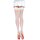 Leg Avenue Sheer Backseam Stockings White - One Size