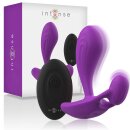 Intense anal plug with vibration in purple