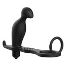 Addicted Toys Anal Plug And Cock Ring Black