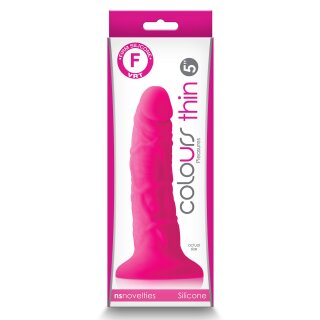Colours Pleasures Thin 5" Dildo Pink 12,7 cm