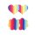 Pretty Pasties Pride Heart And Flower Rainbow 2 Pair