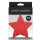 Pretty Pasties Glitter Stars Red Silver 2 Pair