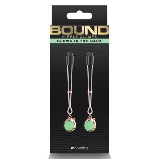 Bound Nipple Clamps G1 Rose Gold