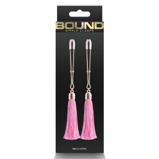 Bound Nipple Clamps T1 Pink
