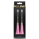 Bound Nipple Clamps T1 Pink