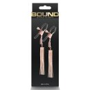 Bound Nipple Clamps D2 Rose Gold