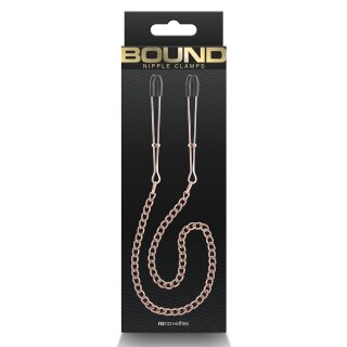 Bound Nipple Clamps DC3 Rose Gold
