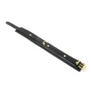 Shiny Black Leather Collar