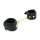 Shiny Black Leather Handcuff