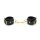 Shiny Black Leather Handcuff