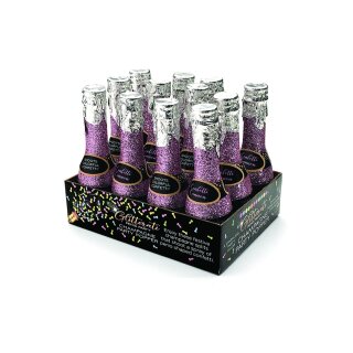 Glitterati Champagne Confetti Display of 12