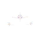 Shots Ouch! Körperschmuck leuchtende Gesicht Aufkleber