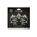 Shots Ouch! Körperschmuck leuchtende Gesicht Aufkleber